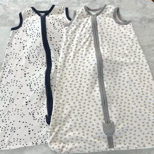 Burt's Bees Baby Sleep Sack LOT-2, Size Large 12-18M Organic Cotton